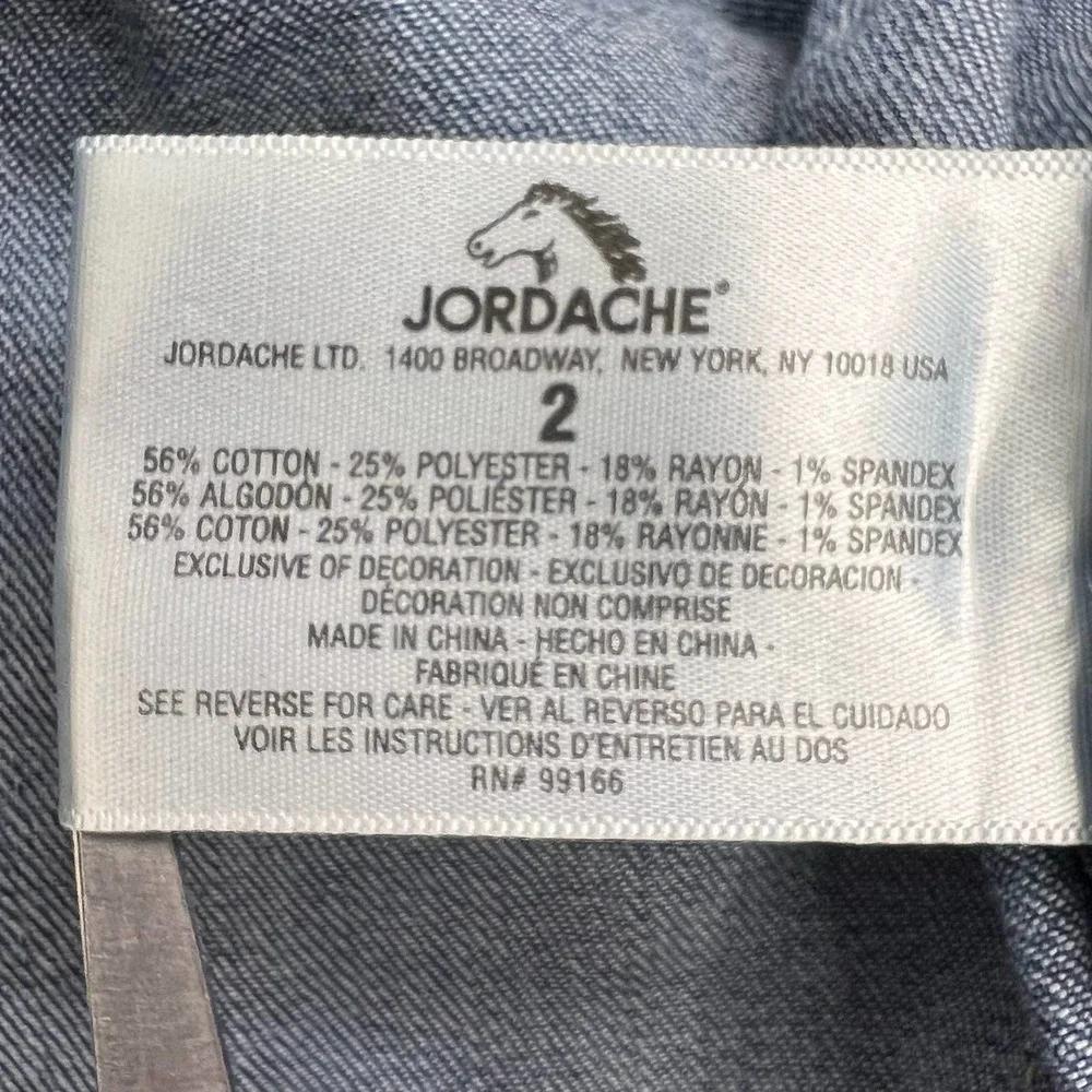 Jordache Light Wash Skinny Stretch Jeans Size 2